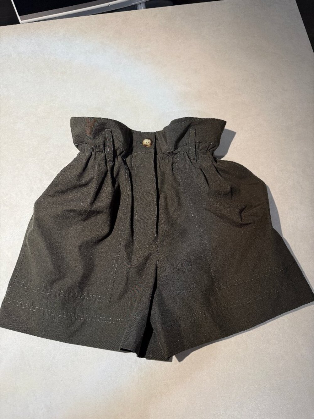 Like New Moncler Women's Shorts, size 38, Dark Olive Green